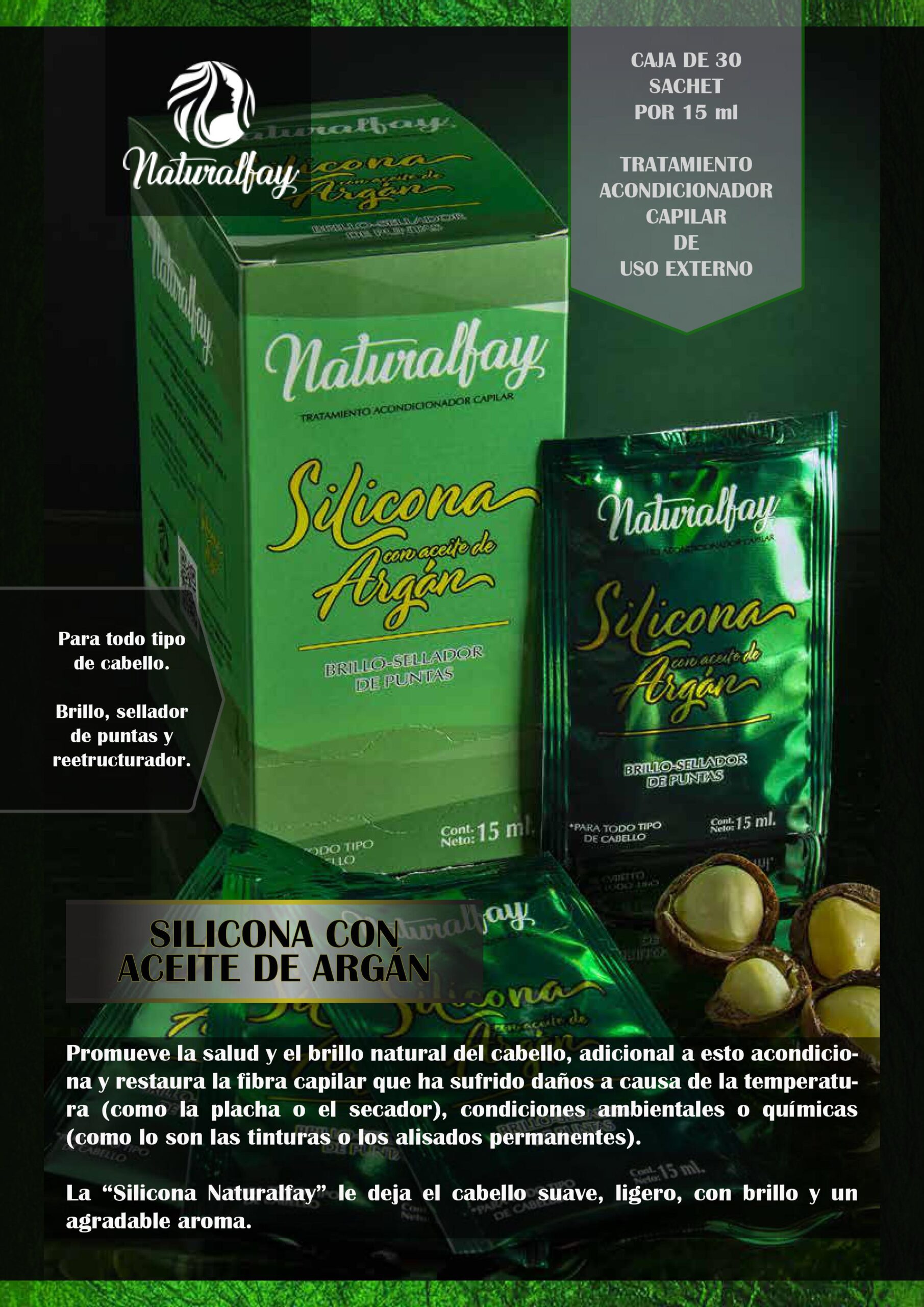 SILICONA CON ACEITE DE ARGAN SHACET X3O